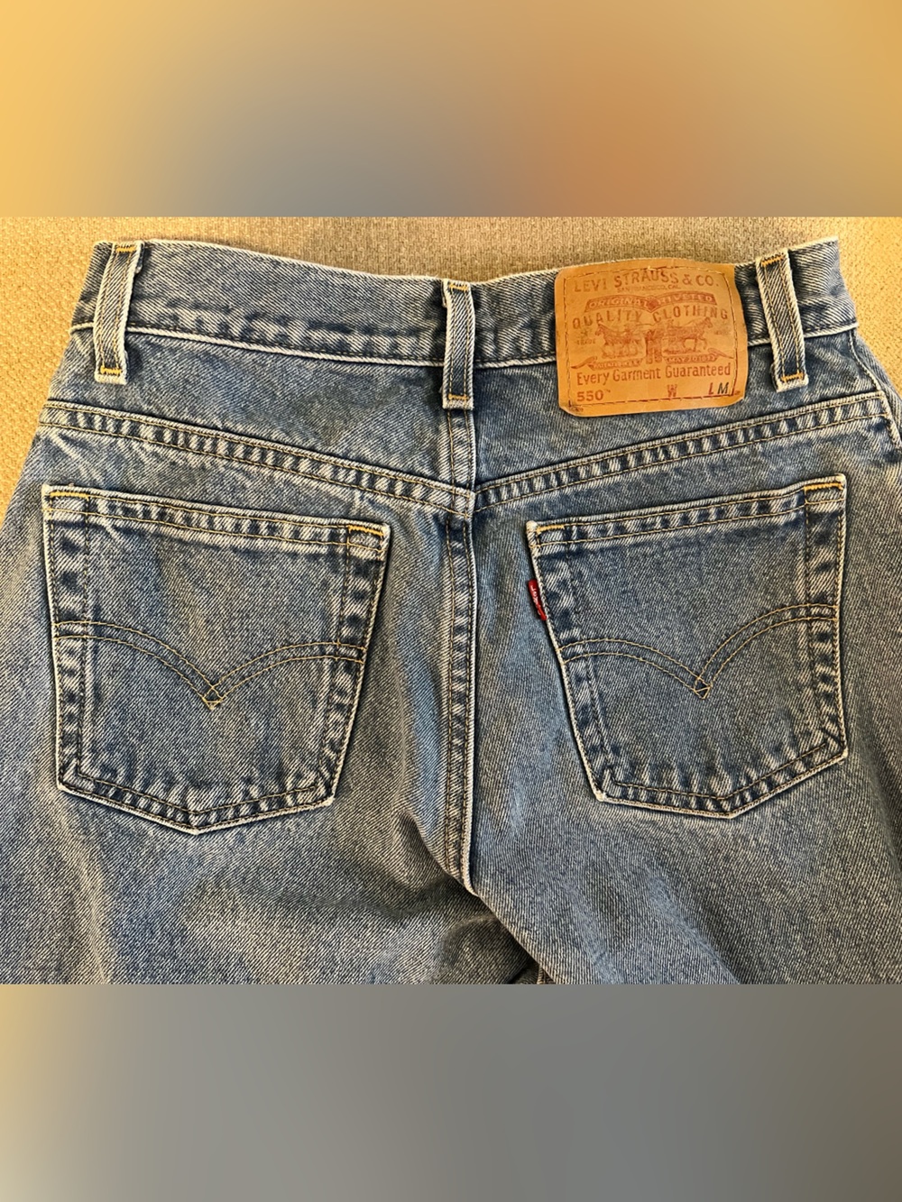 Vintage Levi's Women's Light Blue Relaxed Fit Denim Jeans